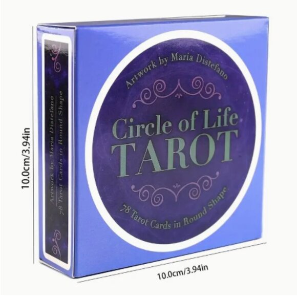Circle of Life Tarot Round 78 Card Deck NWT - Picture 4 of 5